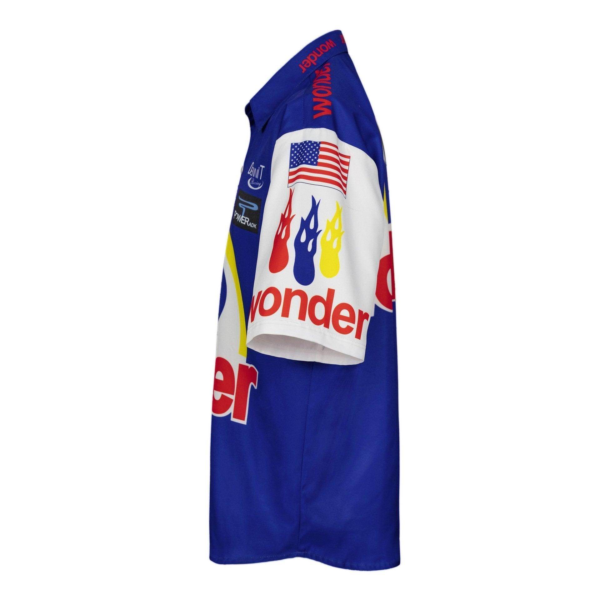 Talladega Nights Ricky Bobby Racing Shirt and Hat Set Men's Short Sleeve Casual Costume - Azufun