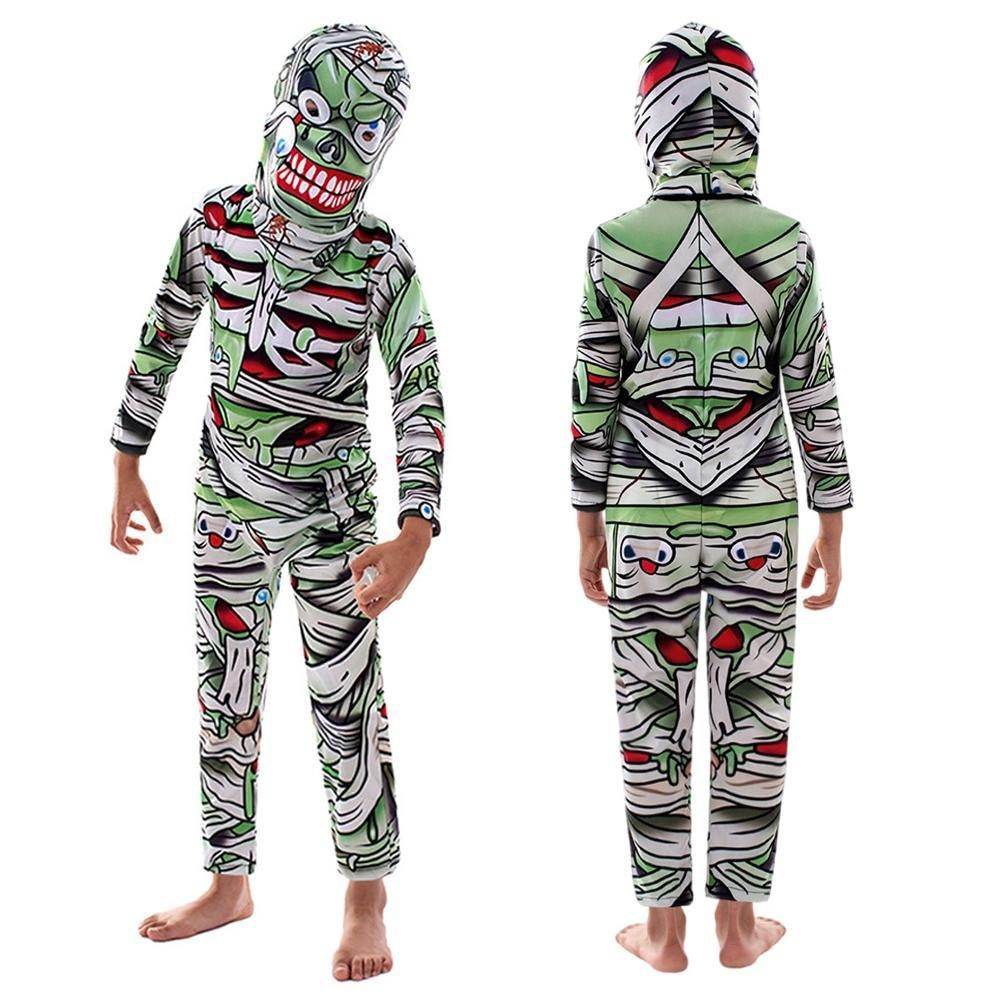 Teens Mysterious Mummy Costume Horror Fancy Dress Adult Egypt Costume - Azufun