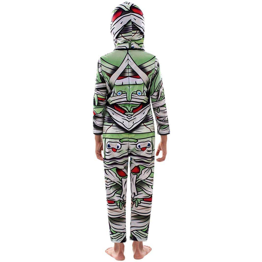 Teens Mysterious Mummy Costume Horror Fancy Dress Adult Egypt Costume - Azufun