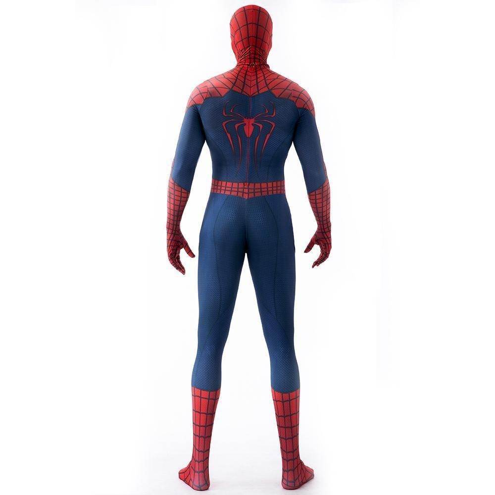 The Amazing Spider-Man Peter B Parker Costume Cosplay Jumpsuit Halloween Zentai For Adult Kids - Azufun
