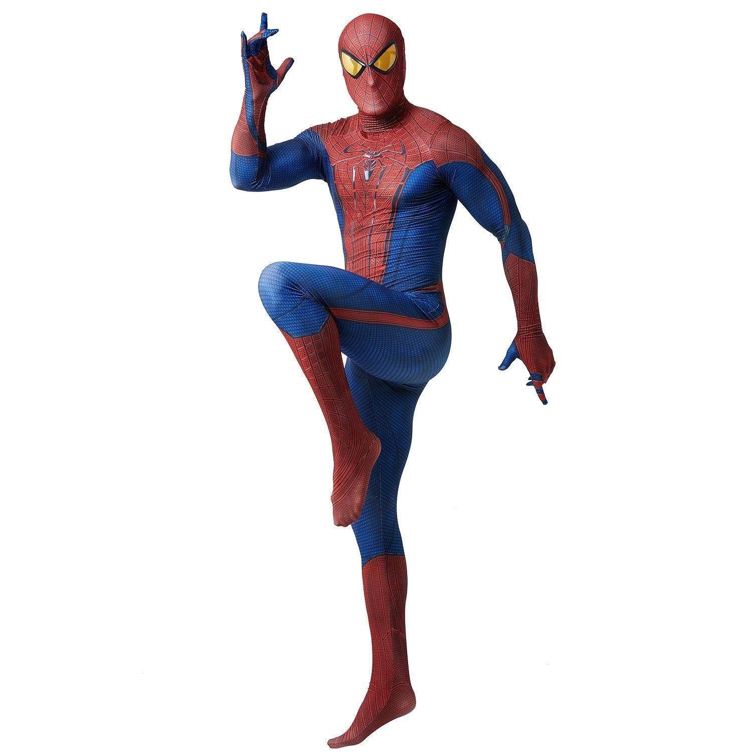The Amazing Spider-Man Peter Parker With Yellow Eyed Cosplay Costume - Azufun
