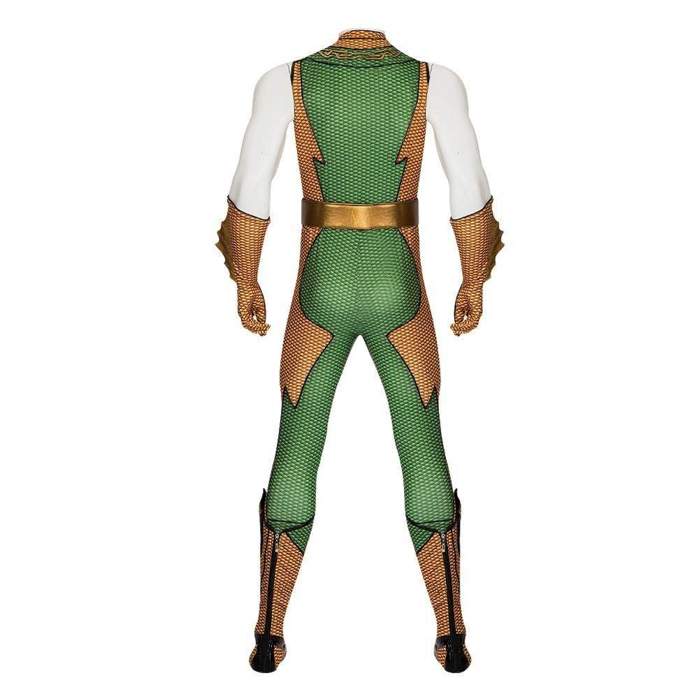 The Boys Season 4 Adult The Deep Costume Cosplay Zentai Jumpsuit Shoes Halloween Full Set - Azufun