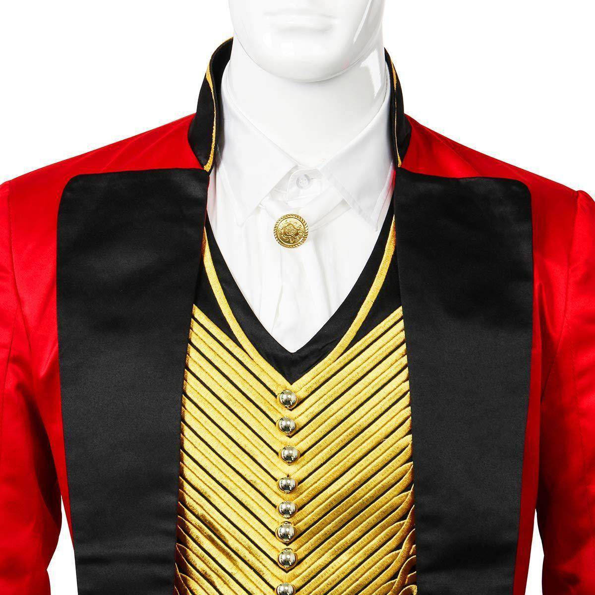 The Greatest Showman Cosplay Costume P.T. Barnum Red Suit - Azufun