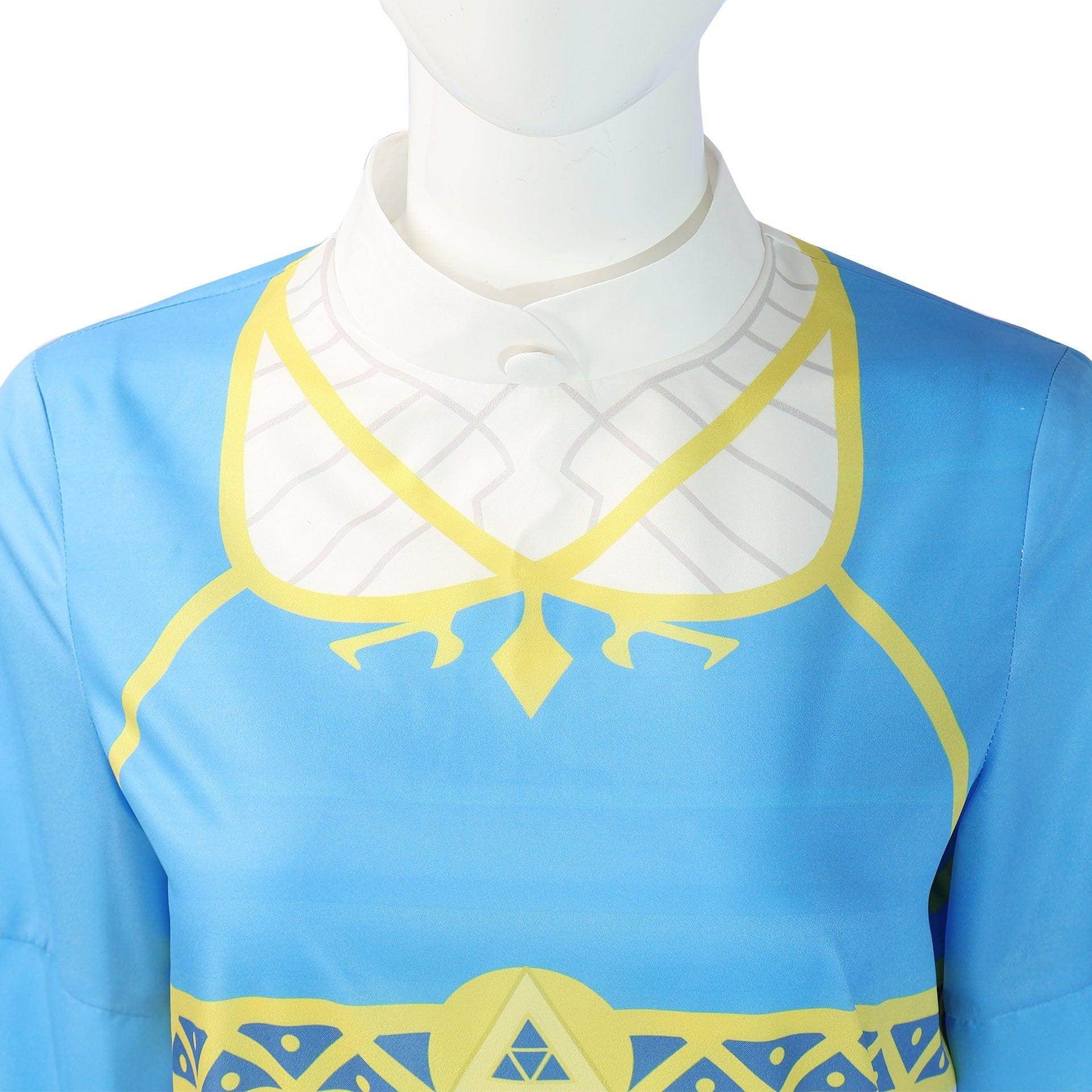 The Legend of Zelda Breath of the Wild Princess Zelda Halloween Cosplay Costume Outfits Carnival Suit Adults - Azufun