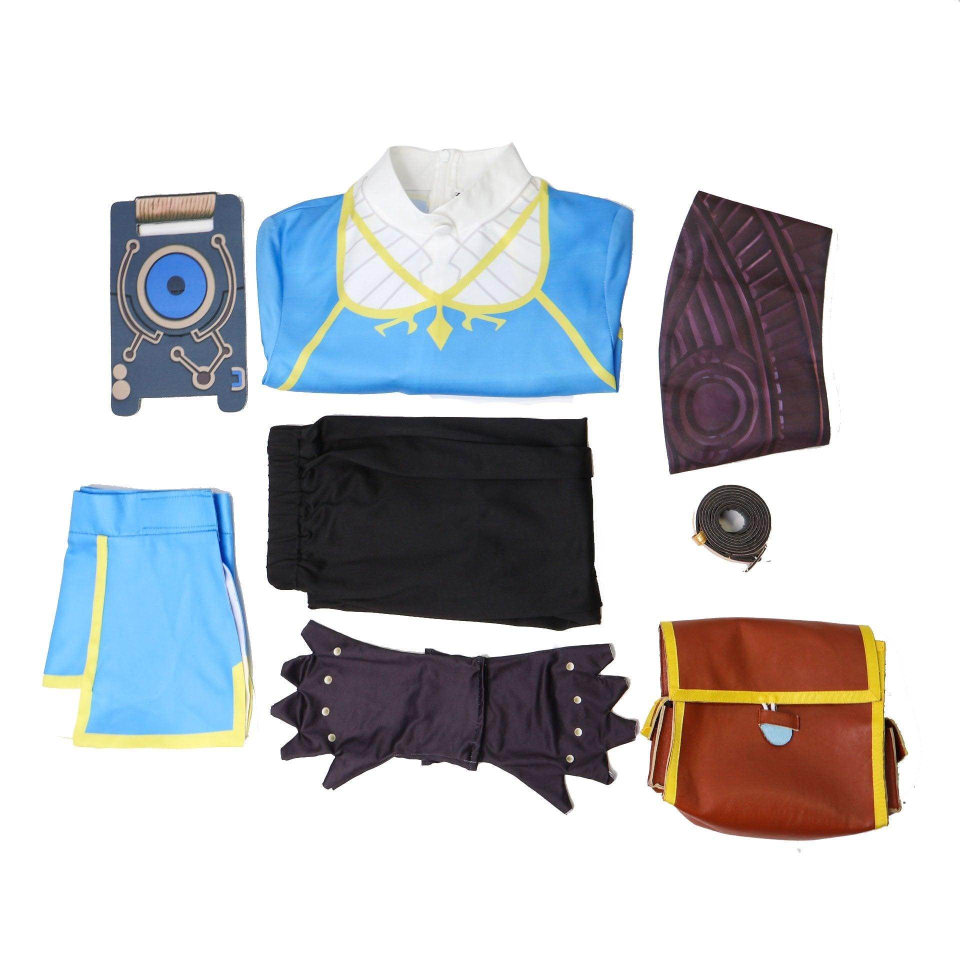The Legend of Zelda Breath of the Wild Princess Zelda Halloween Cosplay Costume Outfits Carnival Suit Adults - Azufun