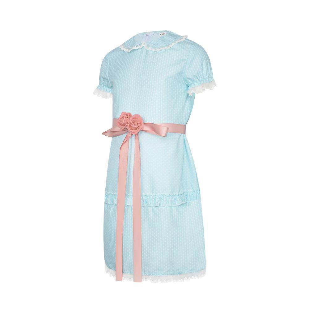 The Shining Twin Girls Cosplay Costume Halloween Dress for Kids - Azufun
