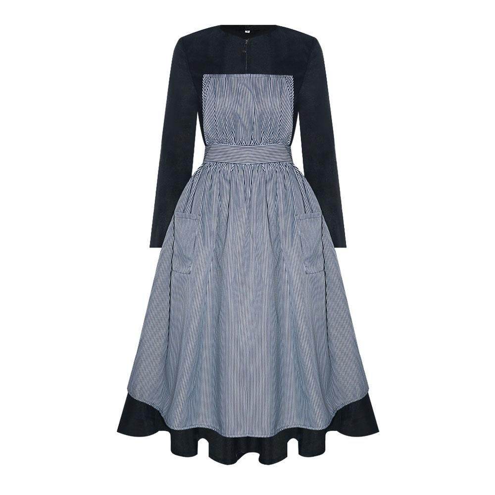 The Sound of Music Maria Cosplay Carnival Party Stage Performance Costumes - Azufun