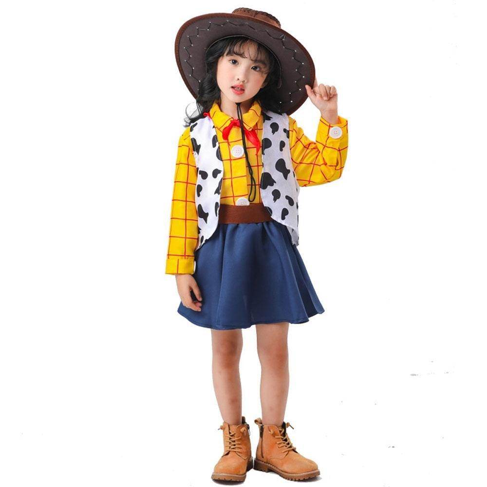 Toy Story 4 Woody Costume Halloween For Kids Child Girls Boys - Azufun