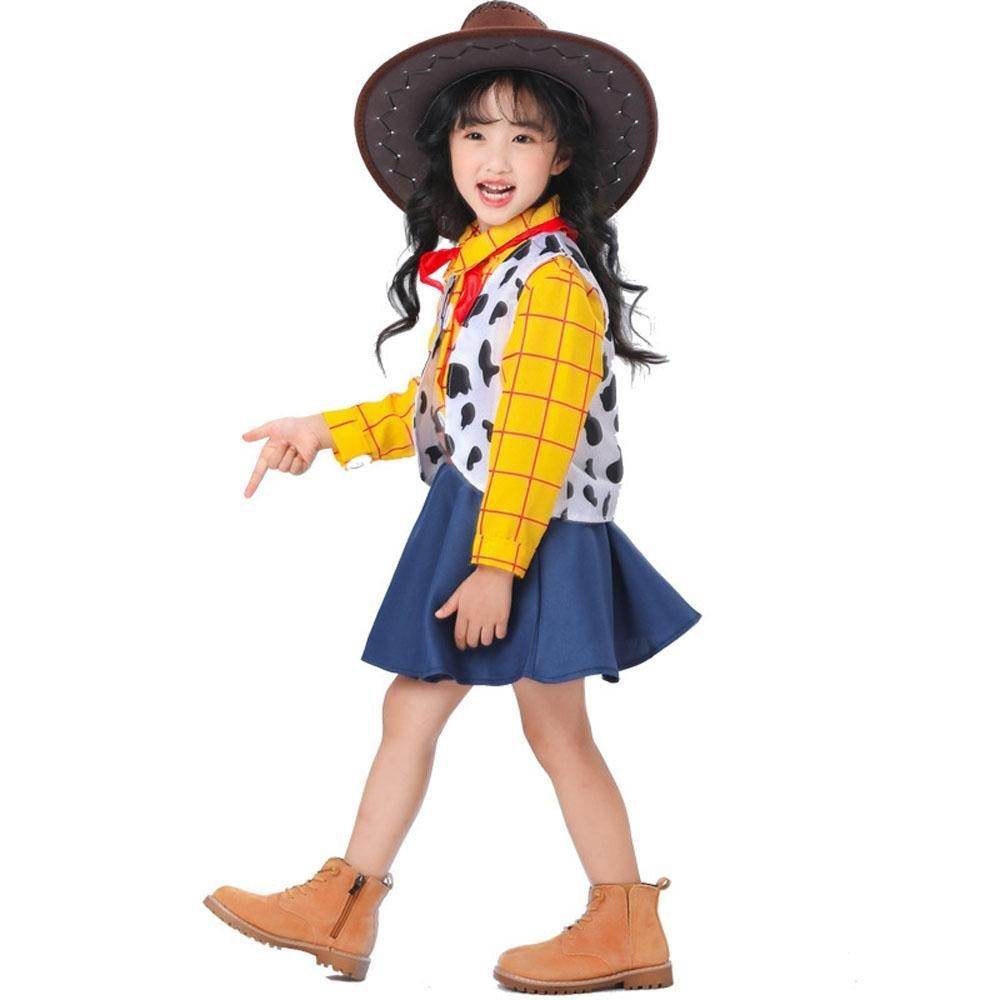 Toy Story 4 Woody Costume Halloween For Kids Child Girls Boys - Azufun
