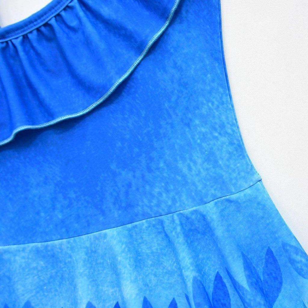 Trolls 3 Band Together Poppy Costume Princess Dress Bathing Swimsuit For kids - Azufun