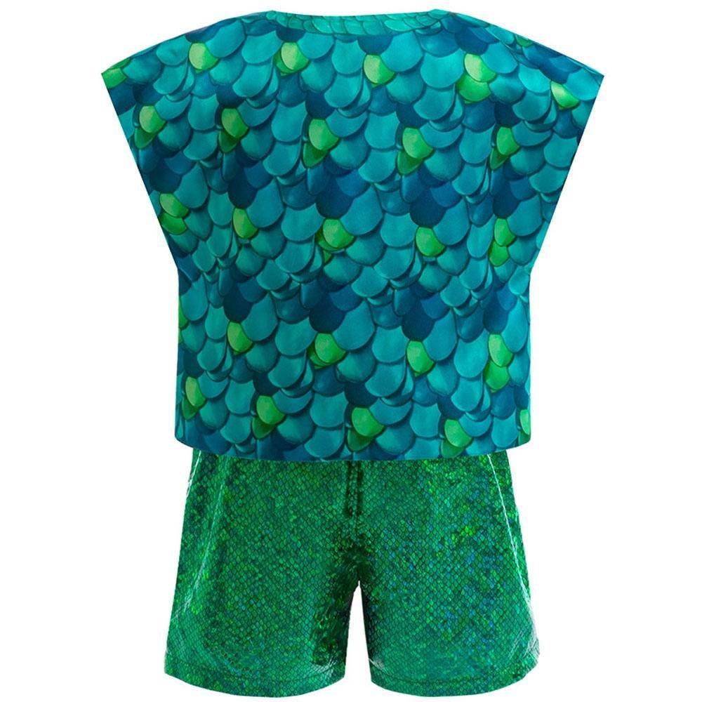 Trolls Branch Cosplay Costume Three-Piece Set For Boy - Azufun