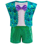 Trolls Branch Cosplay Costume Three-Piece Set For Boy - Azufun
