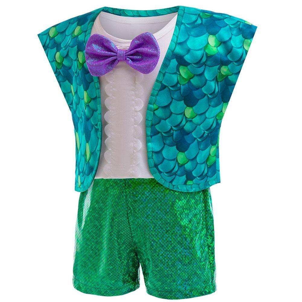 Trolls Branch Cosplay Costume Three-Piece Set For Boy - Azufun