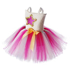 Trolls Girls gown Princess Poppy dress Birthday party ball - Azufun
