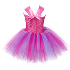 Trolls Girls gown Princess Poppy dress Birthday party ball - Azufun