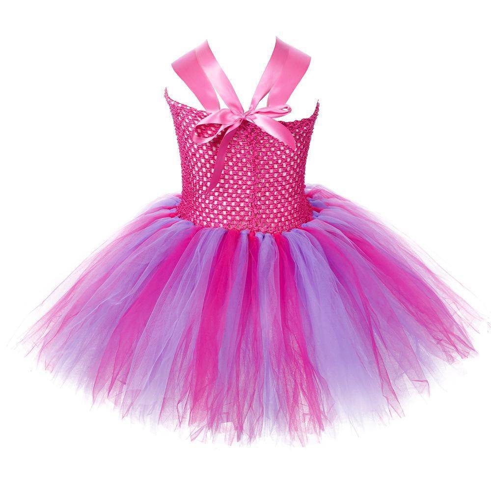 Trolls Girls gown Princess Poppy dress Birthday party ball - Azufun