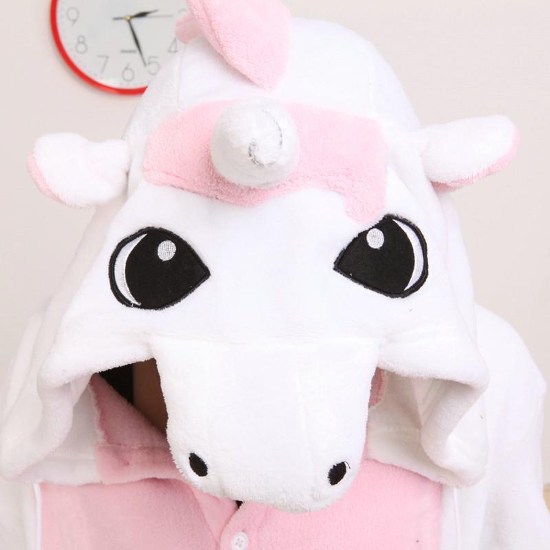 Unicorn Kigurumi Onesies Hoodie Pink Pajamas Animal Costume - Pajamasbuy