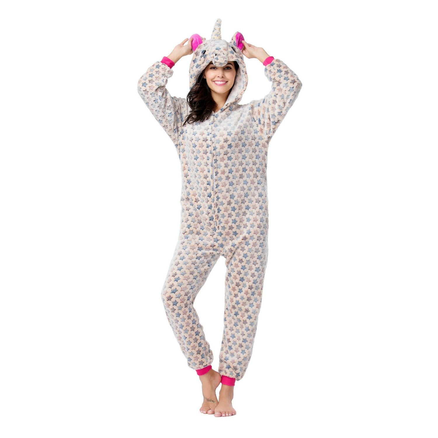 BuyWarm Adult Unicorn Pajamas Animal Kigurumi Costume Cosplay Onesies Now Cheaper With 3 - 5 Days Ship - PajamasBuy