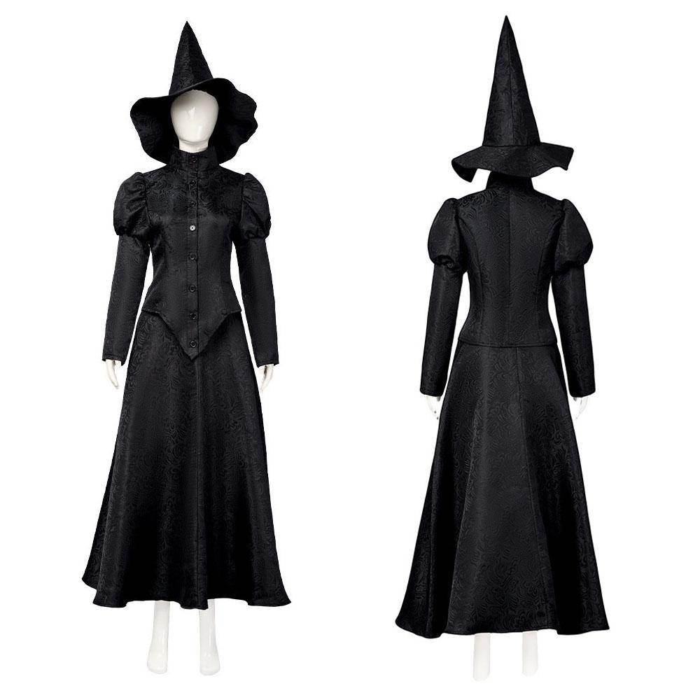 Wicked: Part One Elphaba Movie Costume Cosplay Halloween - Azufun