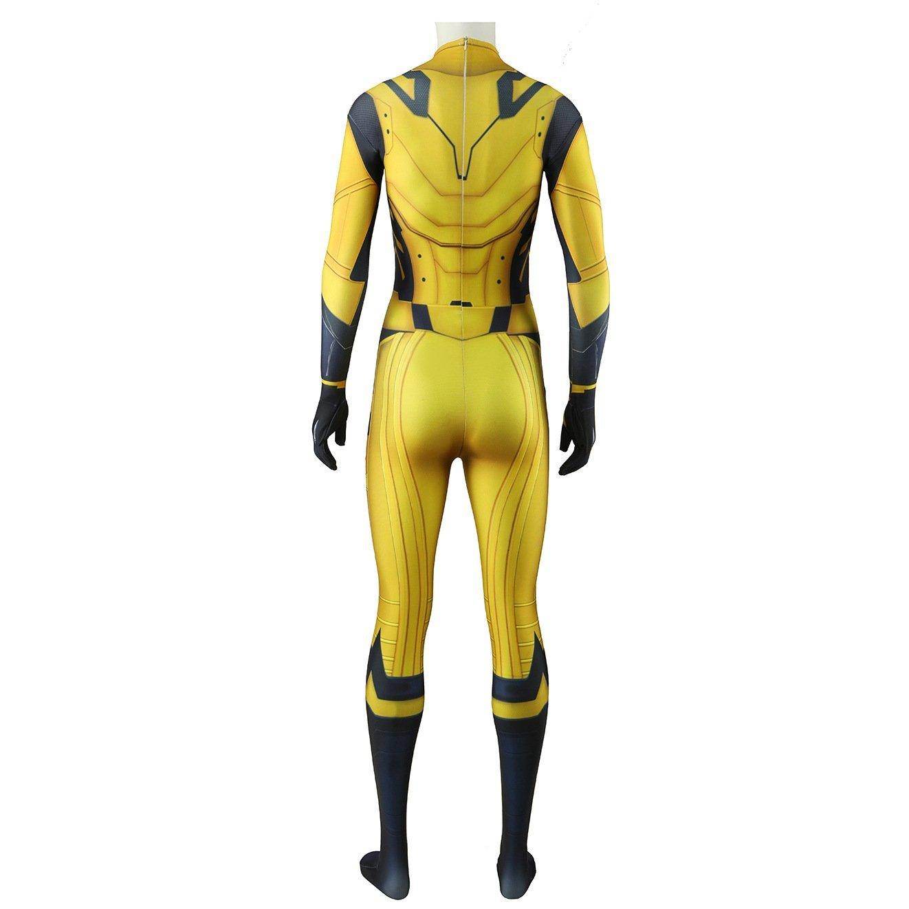 Women Wolverine Costume X23 Logan Halloween Cosplay Jumpsuit Deadpool 3 Dafne Keen Yellow - Azufun