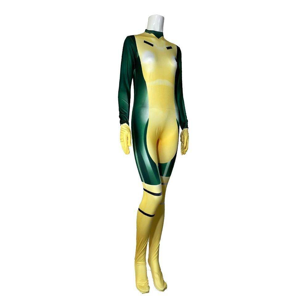 X Men Rogue Party Cosplay Costume Outfits Halloween Jumpsuit - Azufun