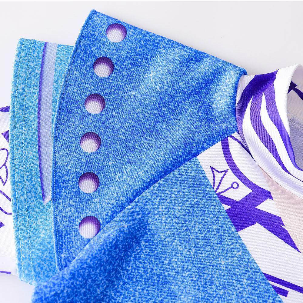 Zombie 3 Children's cheerleading cosplay costumes Halloween girls' dresses - Azufun