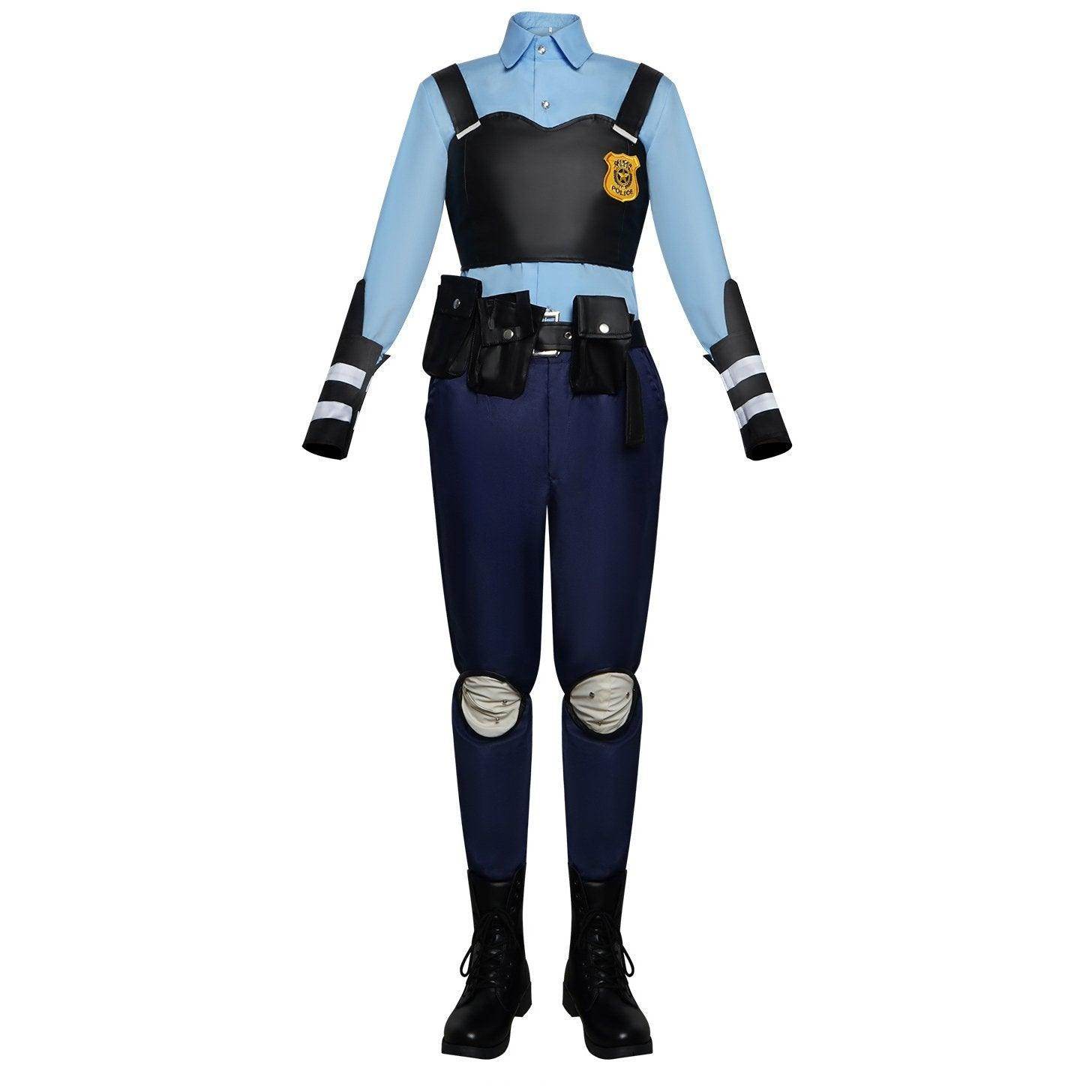 Zootopia Judy Rabbit Cosplay Costume Party Adult Halloween Carnival - Azufun